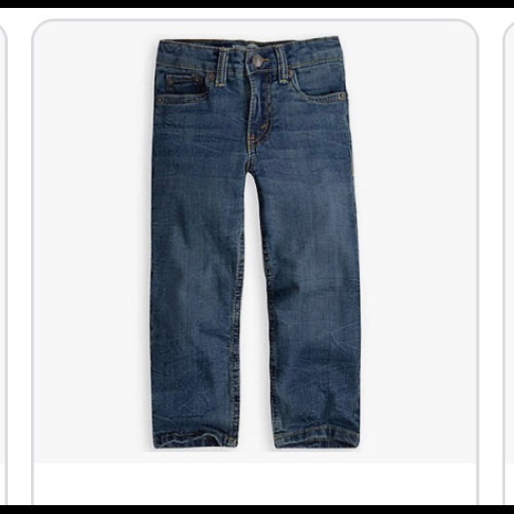 Levi’s 514 Boys Husky 5 Pocket Straight  Jeans - Picture 1 of 6